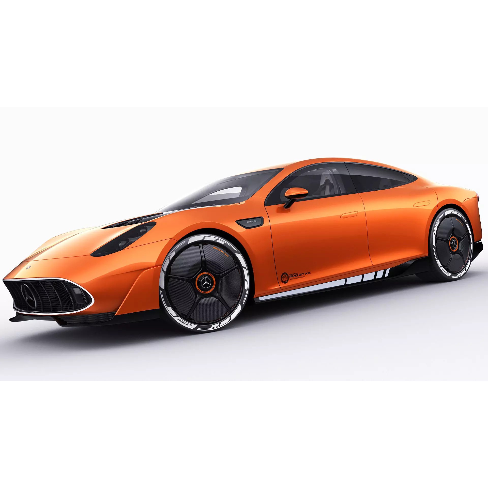 Mercedes-Benz AMG GT XX Concept 2025 - Game-Ready 3D Model - View 13