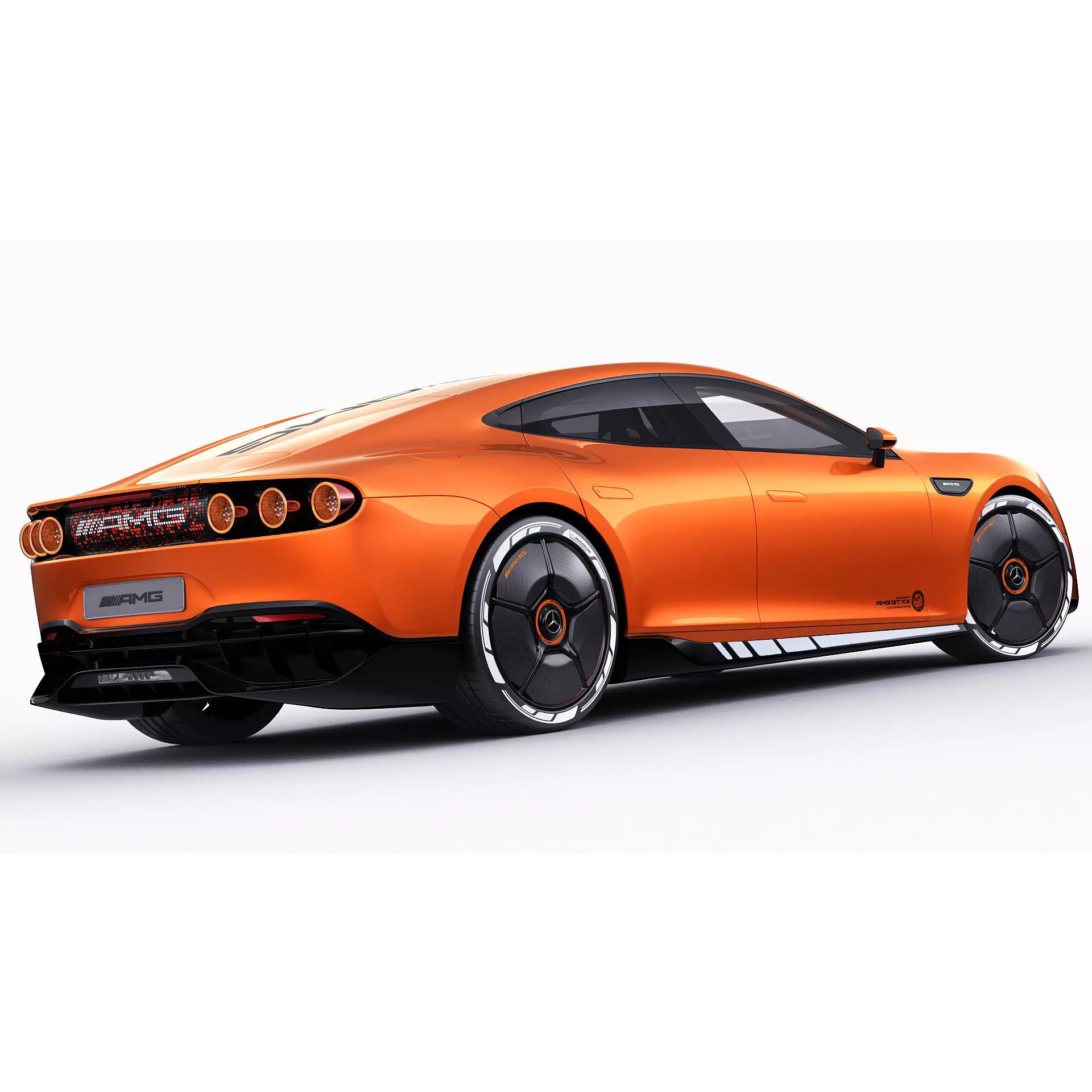 Mercedes-Benz AMG GT XX Concept 2025 - Game-Ready 3D Model - View 14