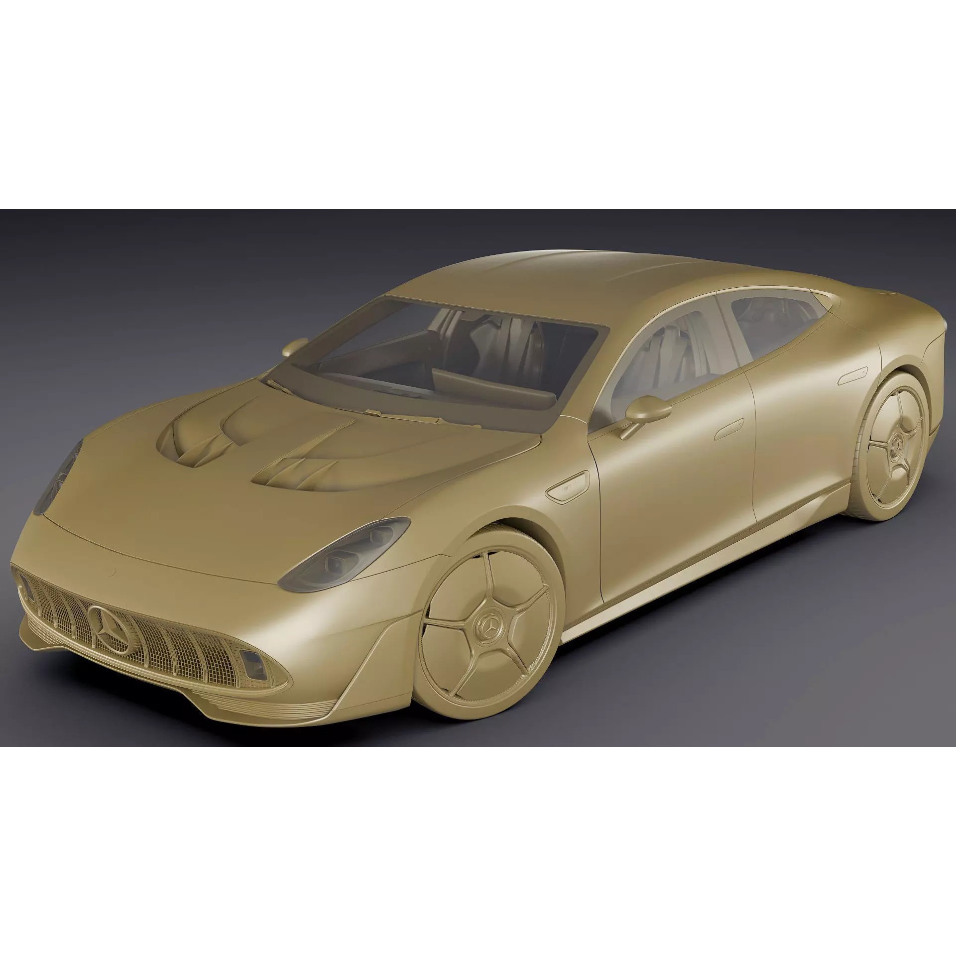 Mercedes-Benz AMG GT XX Concept 2025 - Game-Ready 3D Model - View 31