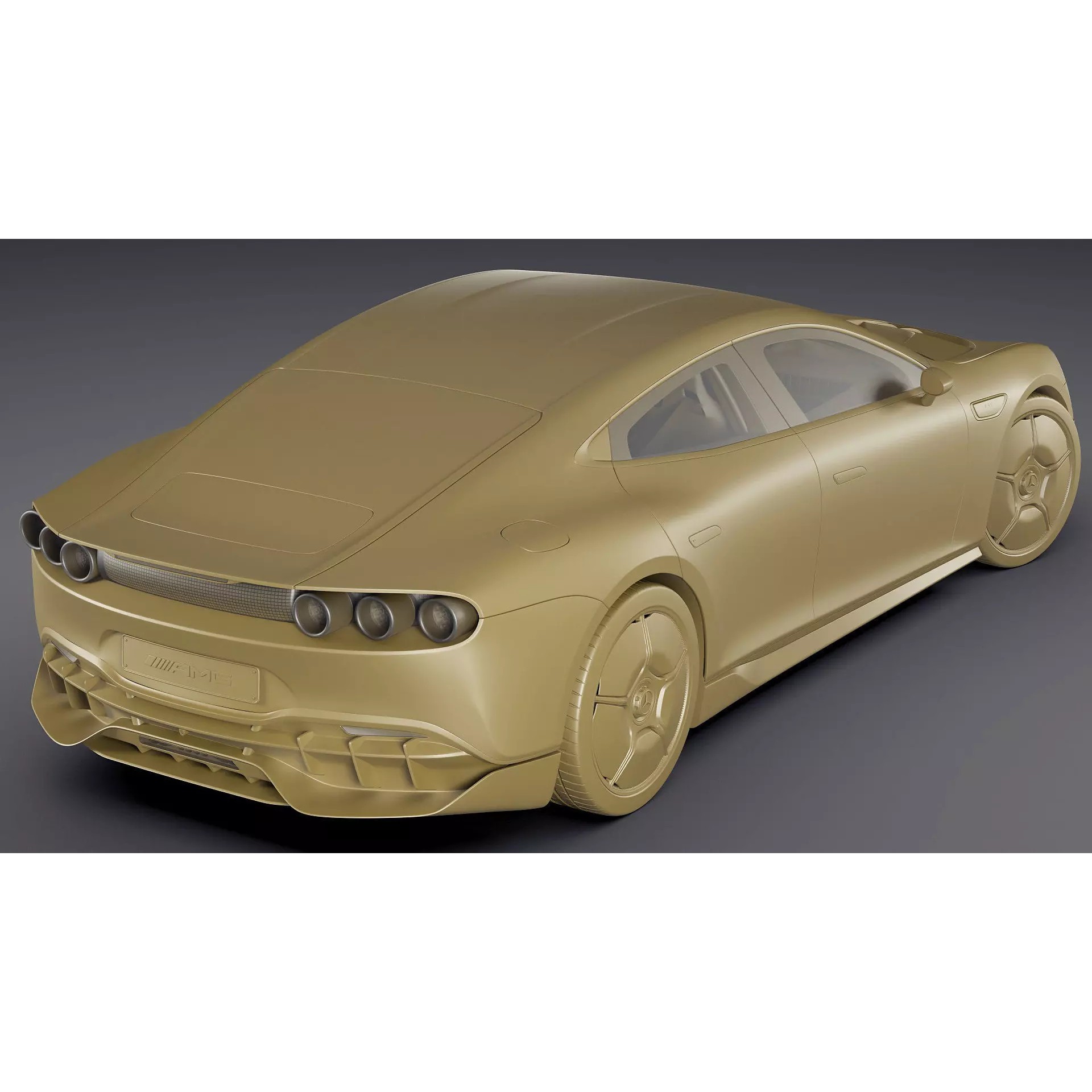 Mercedes-Benz AMG GT XX Concept 2025 - Game-Ready 3D Model - View 32