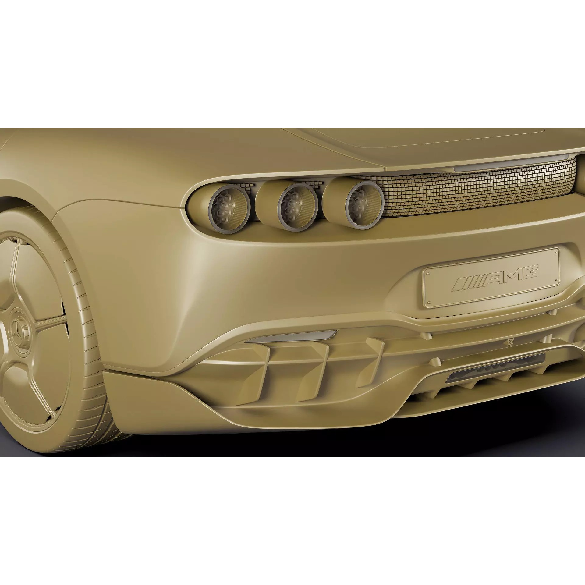 Mercedes-Benz AMG GT XX Concept 2025 - Game-Ready 3D Model - View 34