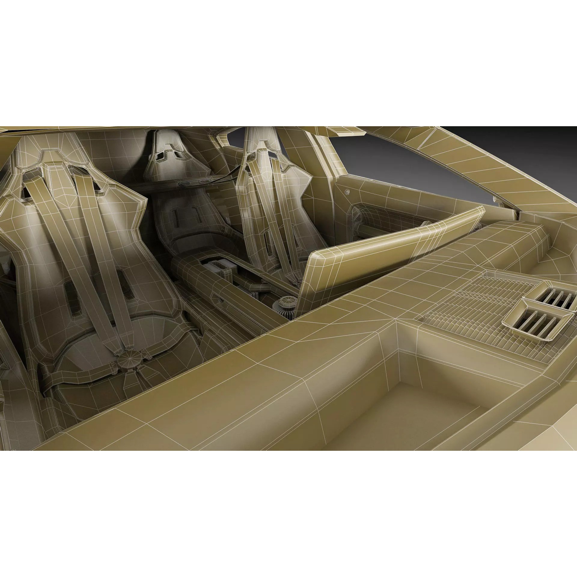 Mercedes-Benz AMG GT XX Concept 2025 - Game-Ready 3D Model - View 41