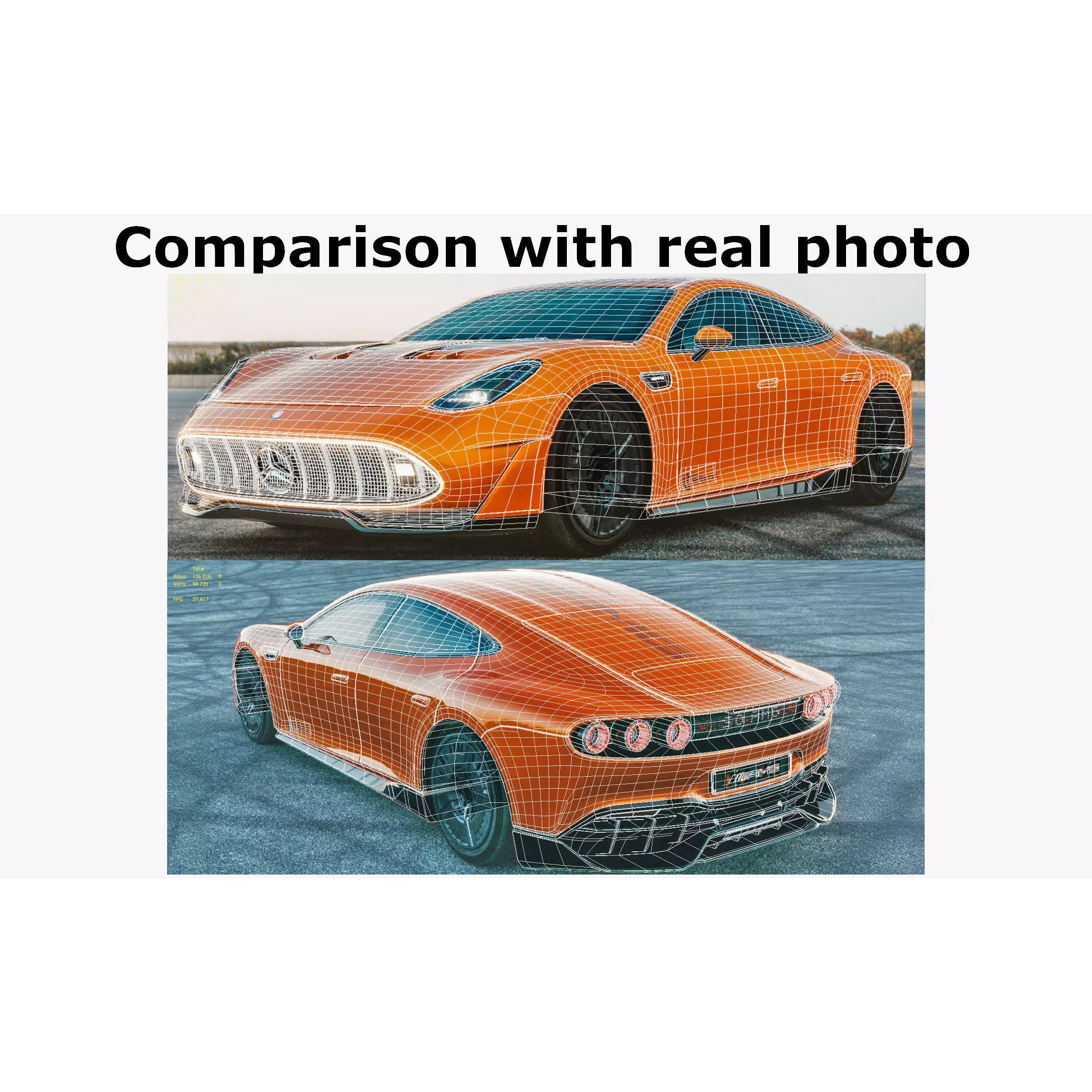 Mercedes-Benz AMG GT XX Concept 2025 - Game-Ready 3D Model - View 43