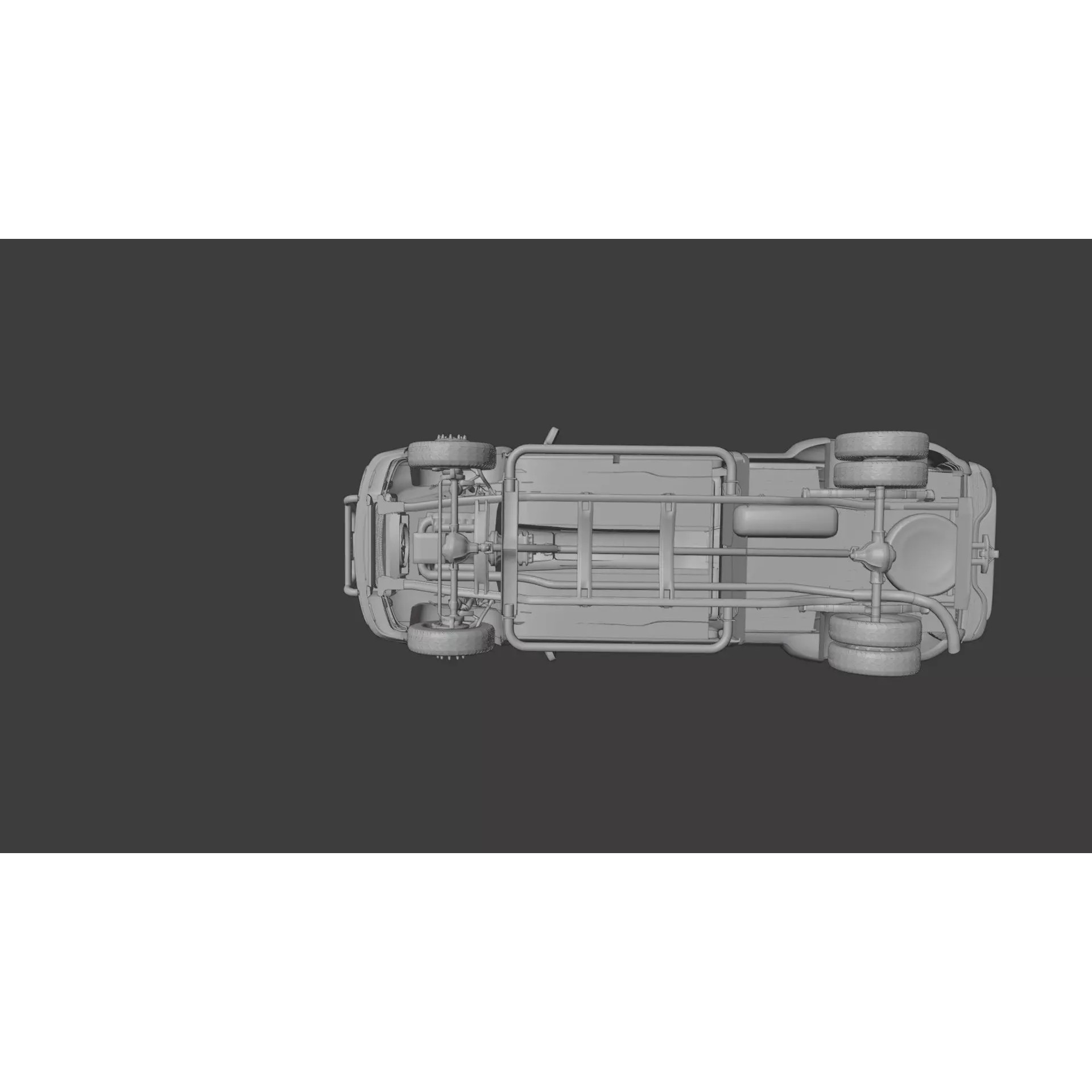 Chevy Silverado 3500 Dually Pickup Truck - Game-Ready 3D Model