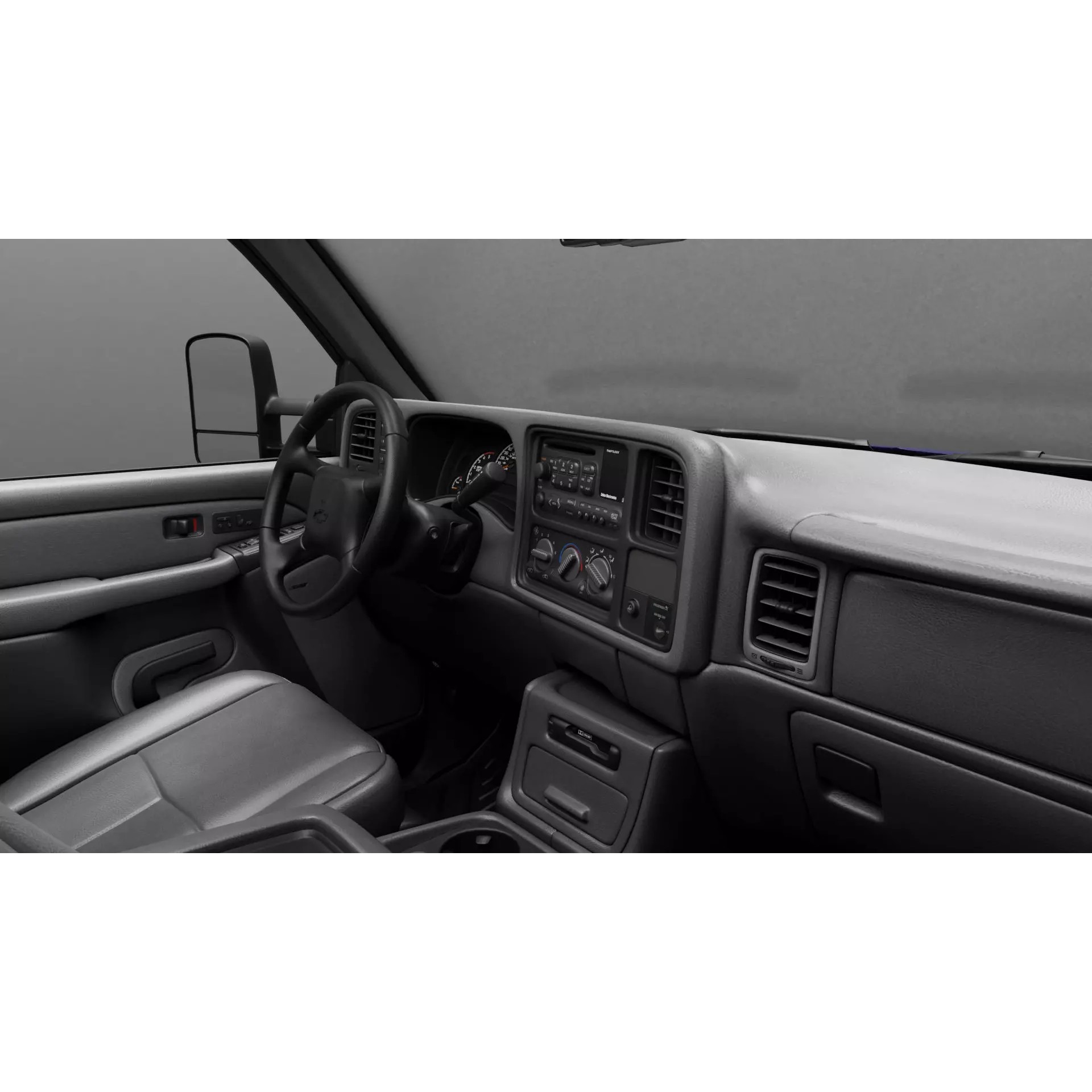 Chevy Silverado 3500 Dually Pickup Truck - Game-Ready 3D Model - View 20