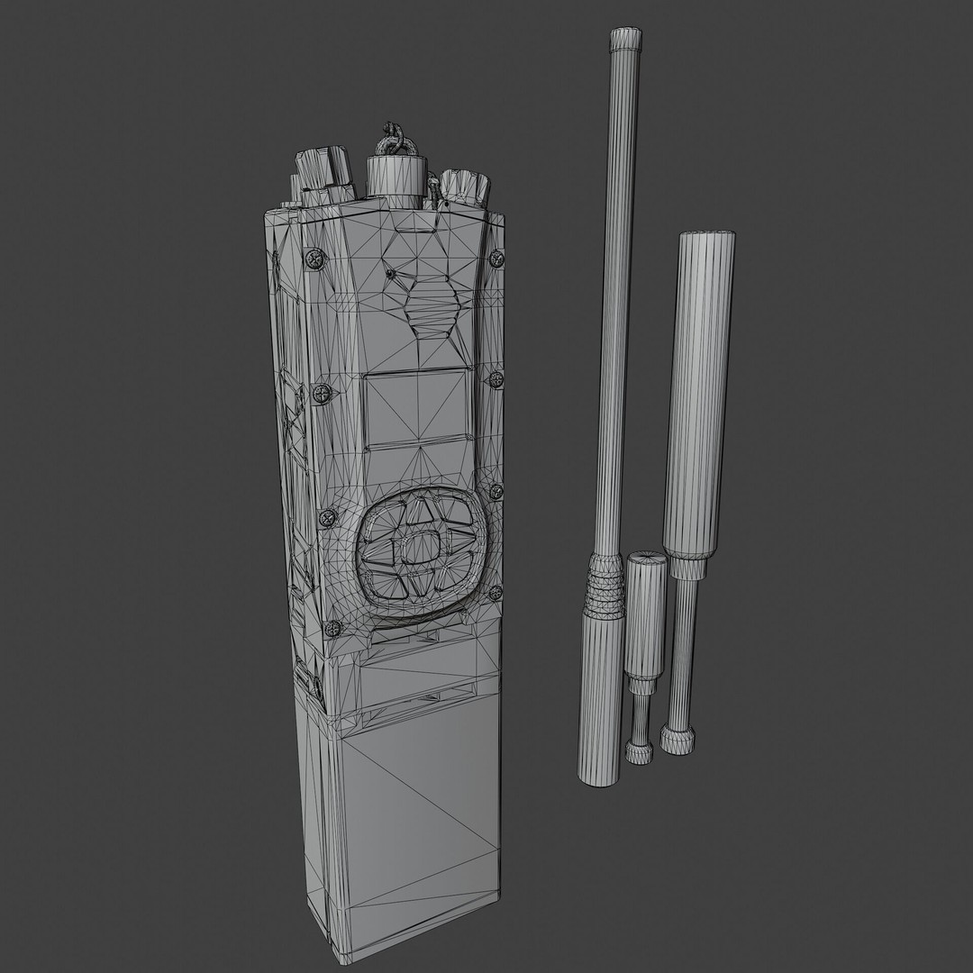 AN/PRC-148F Tactical Radio 3D Model – Low Poly Game Asset, FBX