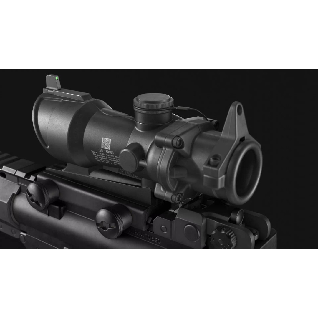 Trijicon ACOG TA01NSN 3D Model – Low Poly Game Asset, FBX & OBJ - View 7