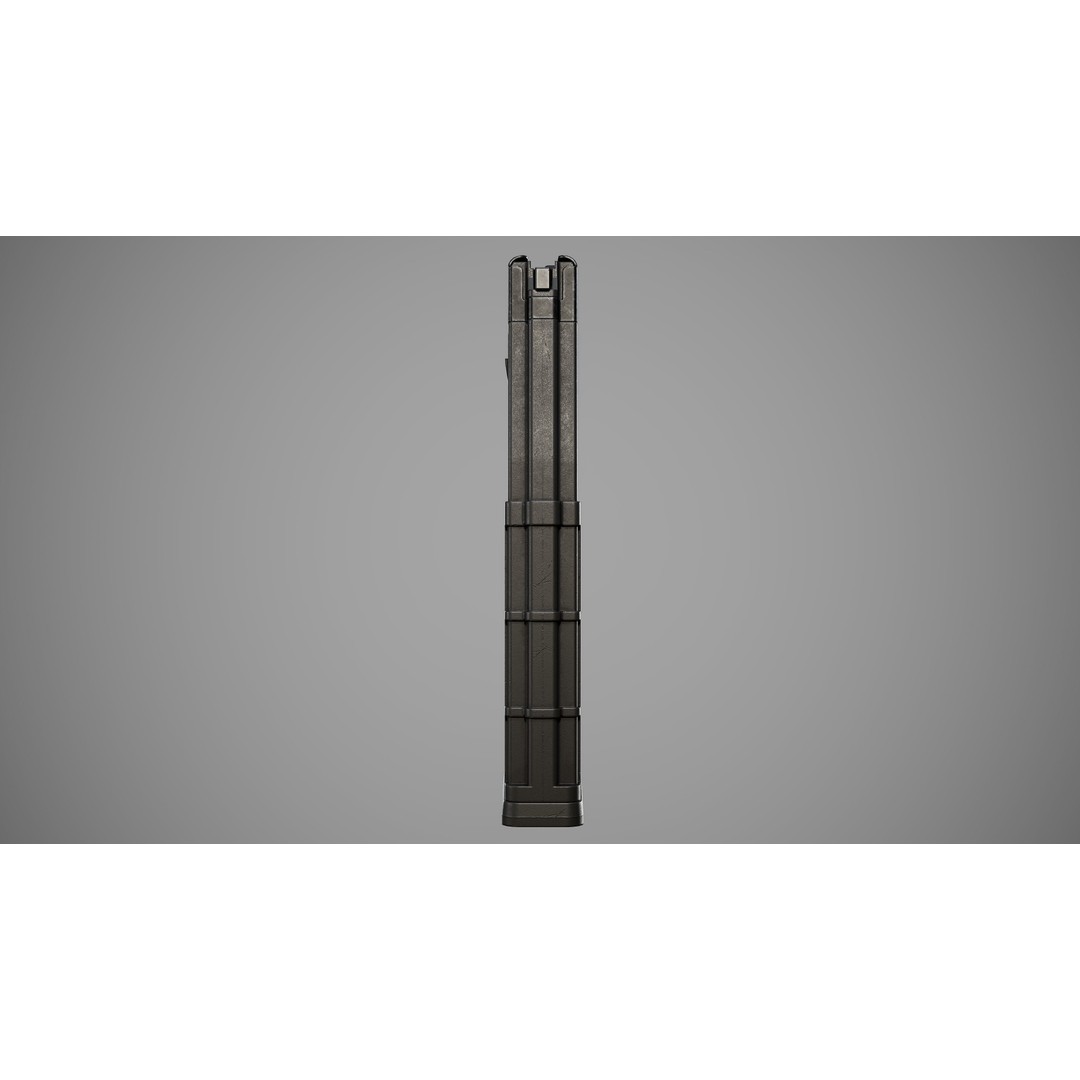 L5AWM 3D Model – Low Poly Game Ready Rifle with PBR Textures - View 12