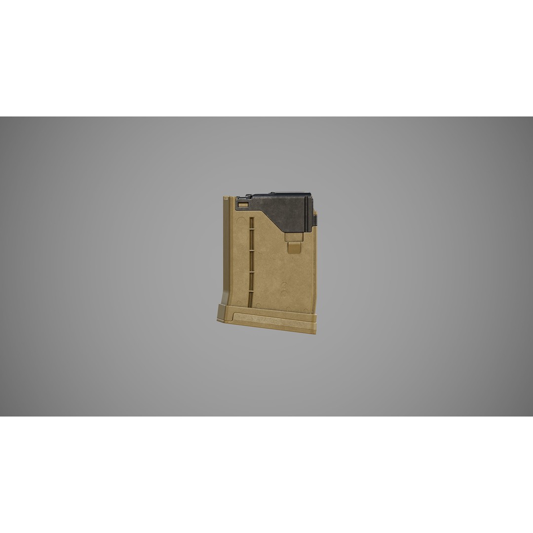 L5AWM 3D Model – Low Poly Game Ready Rifle with PBR Textures - View 37