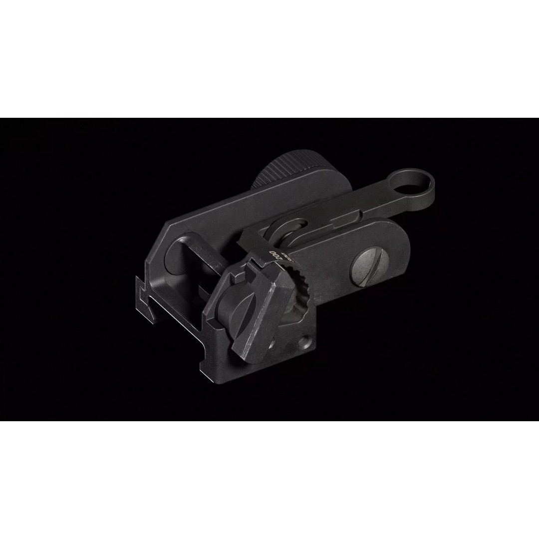Matech Back Up Iron Sights 3D Model – Low Poly Game Asset, FBX - View 2