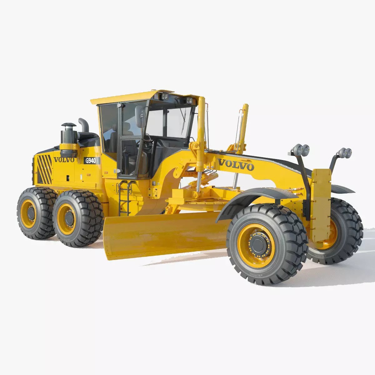 Volvo G940 Grader - Game-Ready 3D Model - View 2