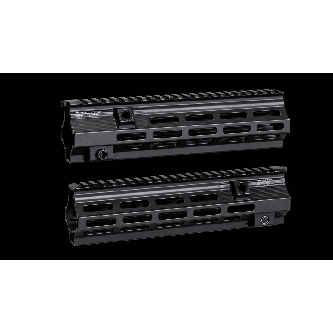 Geissele HK416 MK15 Handguards 3D Model – Low Poly PBR Game Asset, FBX - View 9
