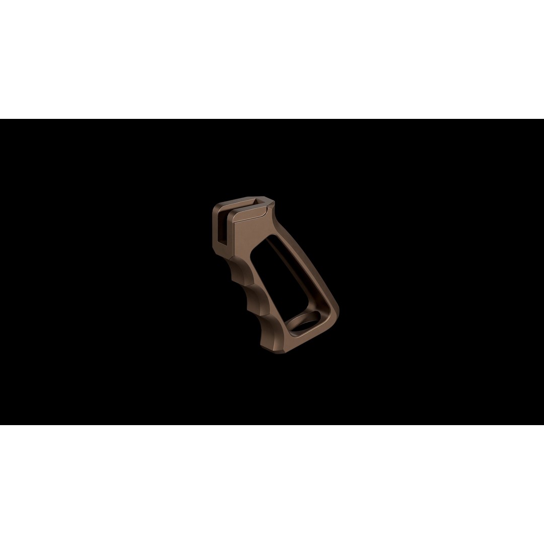 Guntec Ultralight Series Pistol Grip 3D Model – Low Poly Game Asset, FBX - View 10