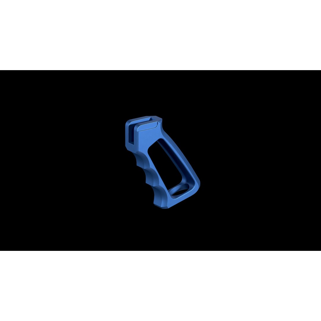 Guntec Ultralight Series Pistol Grip 3D Model – Low Poly Game Asset, FBX - View 12