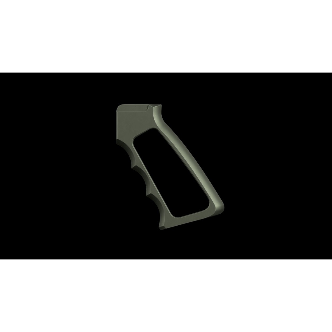 Guntec Ultralight Series Pistol Grip 3D Model – Low Poly Game Asset, FBX - View 14