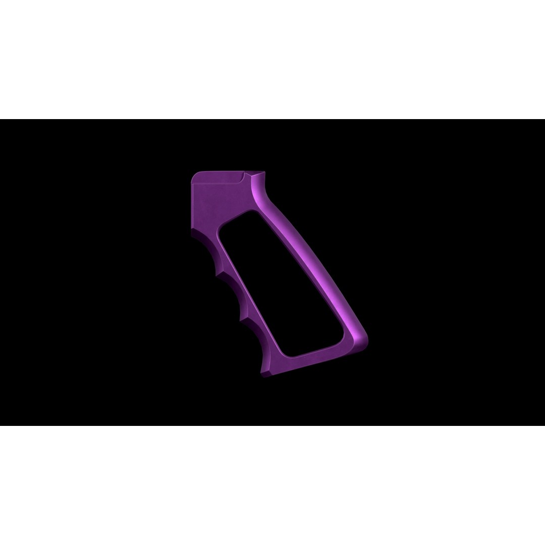 Guntec Ultralight Series Pistol Grip 3D Model – Low Poly Game Asset, FBX - View 15