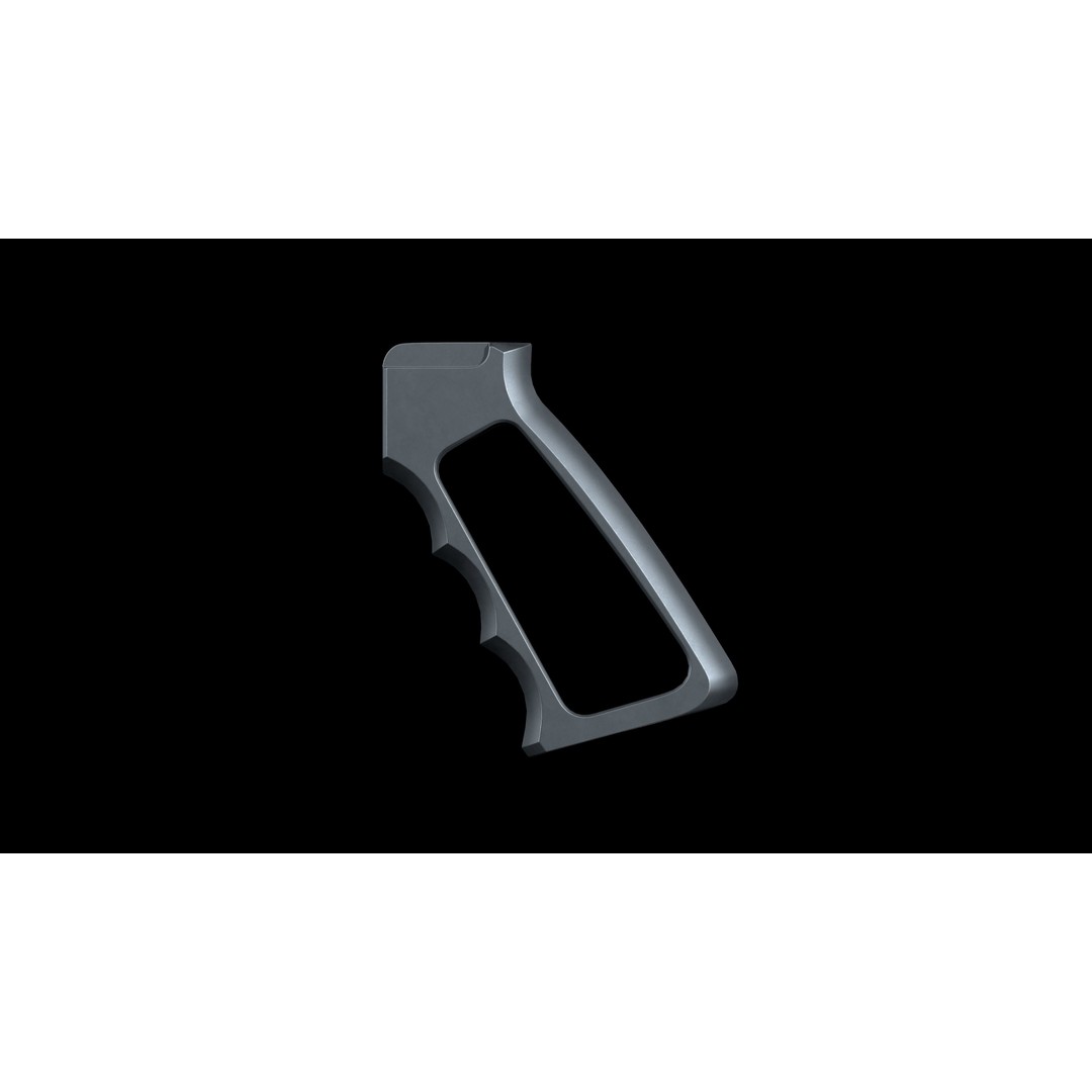 Guntec Ultralight Series Pistol Grip 3D Model – Low Poly Game Asset, FBX - View 16