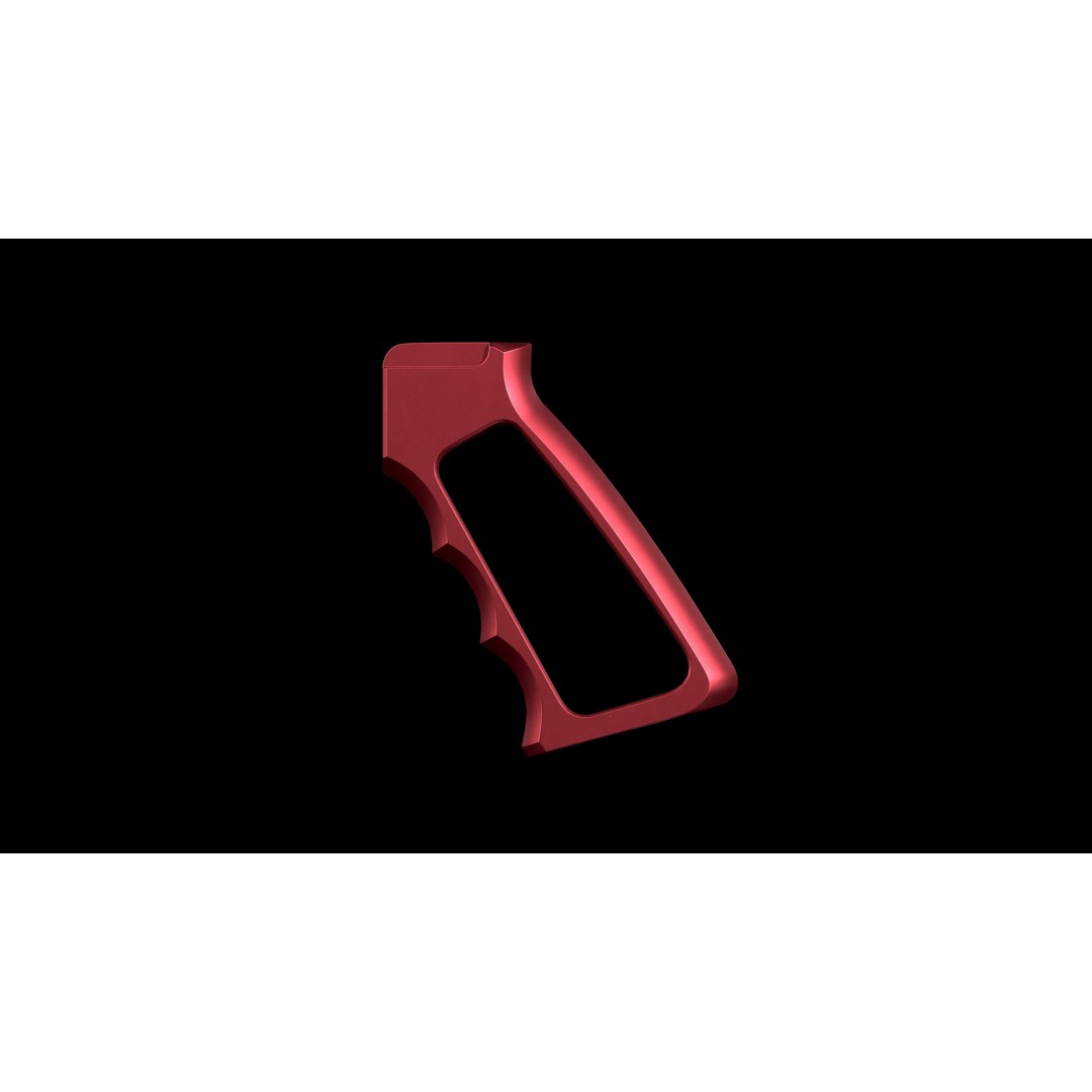 Guntec Ultralight Series Pistol Grip 3D Model – Low Poly Game Asset, FBX - View 20