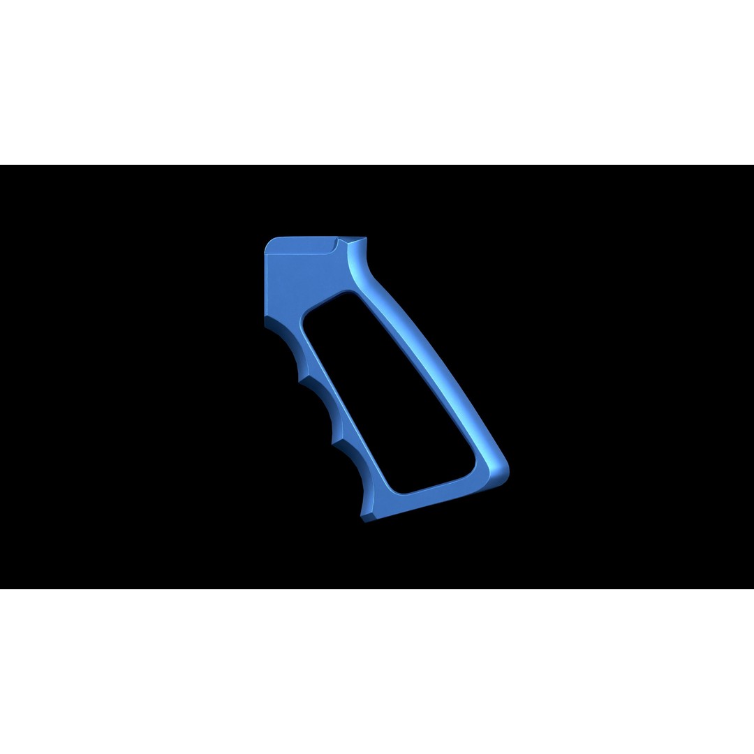 Guntec Ultralight Series Pistol Grip 3D Model – Low Poly Game Asset, FBX - View 21