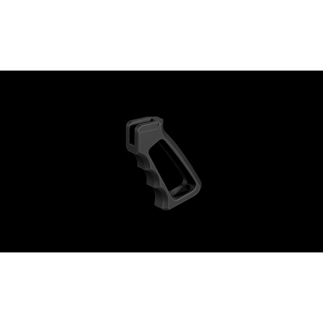 Guntec Ultralight Series Pistol Grip 3D Model – Low Poly Game Asset, FBX - View 4
