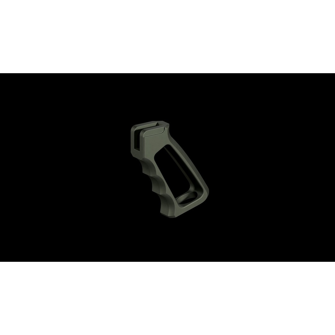 Guntec Ultralight Series Pistol Grip 3D Model – Low Poly Game Asset, FBX - View 6
