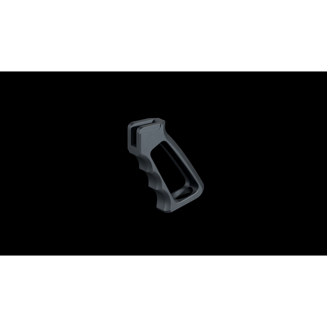 Guntec Ultralight Series Pistol Grip 3D Model – Low Poly Game Asset, FBX - View 7