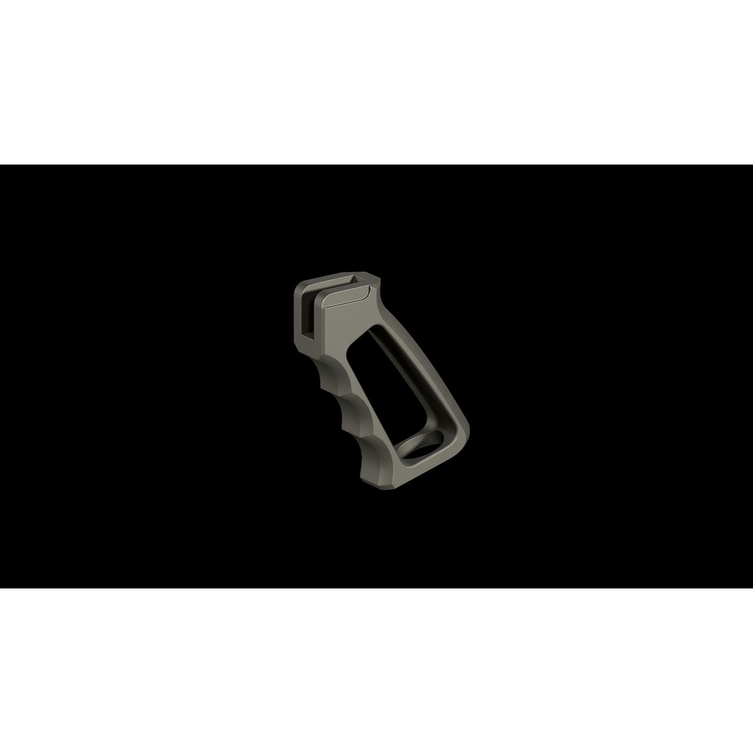 Guntec Ultralight Series Pistol Grip 3D Model – Low Poly Game Asset, FBX - View 9