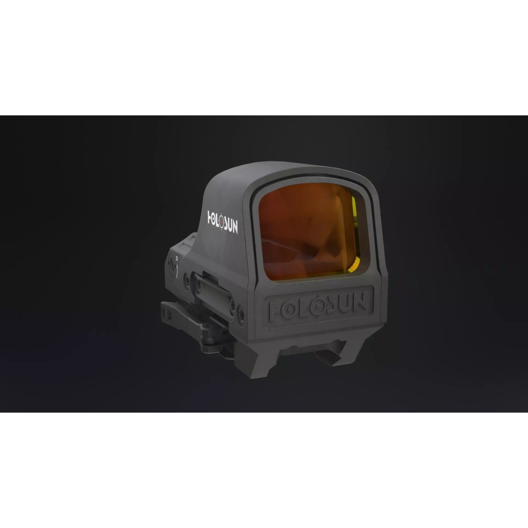Holosun HS510C Holographic Sight 3D Model – Low Poly Game Asset, FBX - View 13
