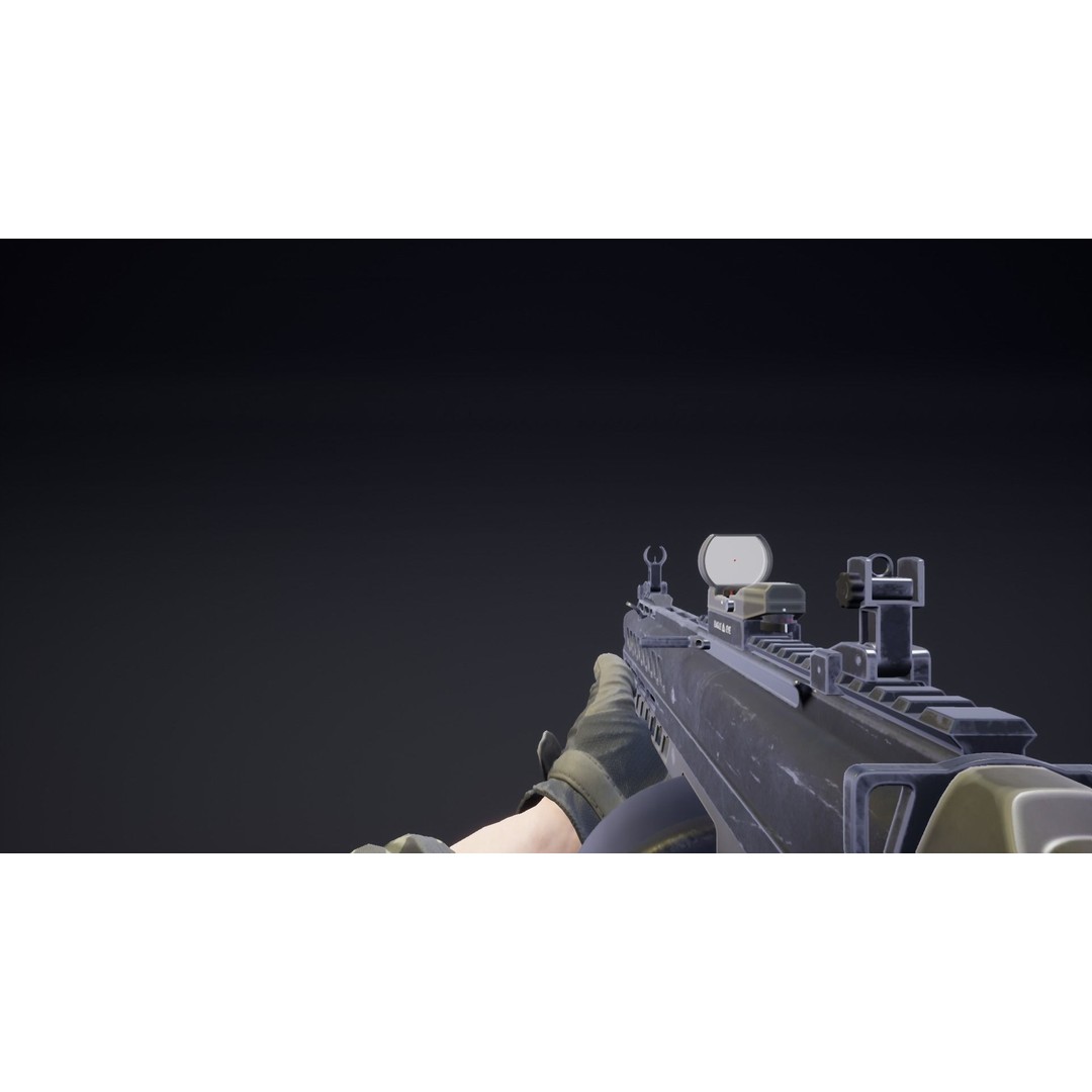 Automatic Shotgun 3D Model – Low Poly Game Asset with 22 Animations, FBX - View 11