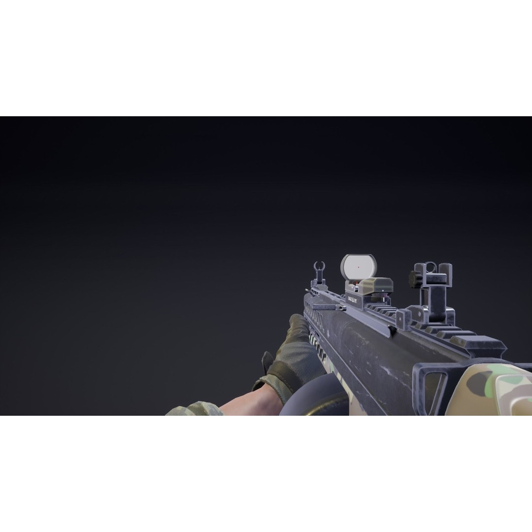 Automatic Shotgun 3D Model – Low Poly Game Asset with 22 Animations, FBX - View 13