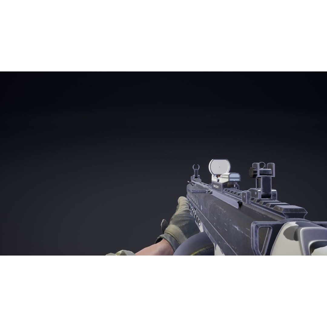 Automatic Shotgun 3D Model – Low Poly Game Asset with 22 Animations, FBX - View 14