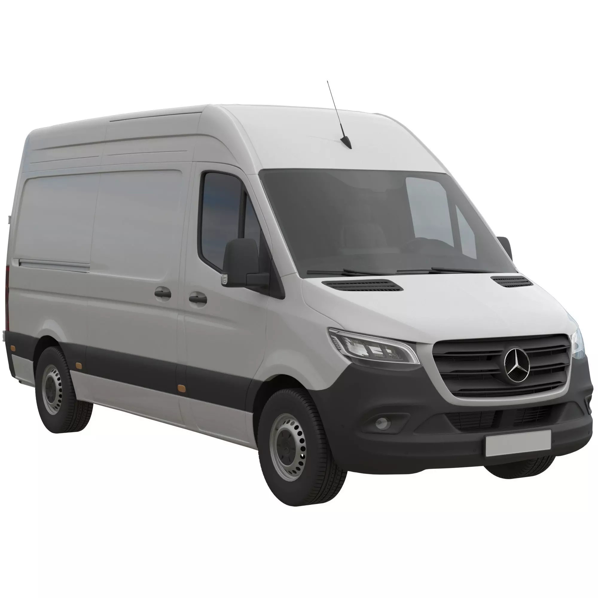 Mercedes Sprinter Detailed Interior - 3D Model - View 3