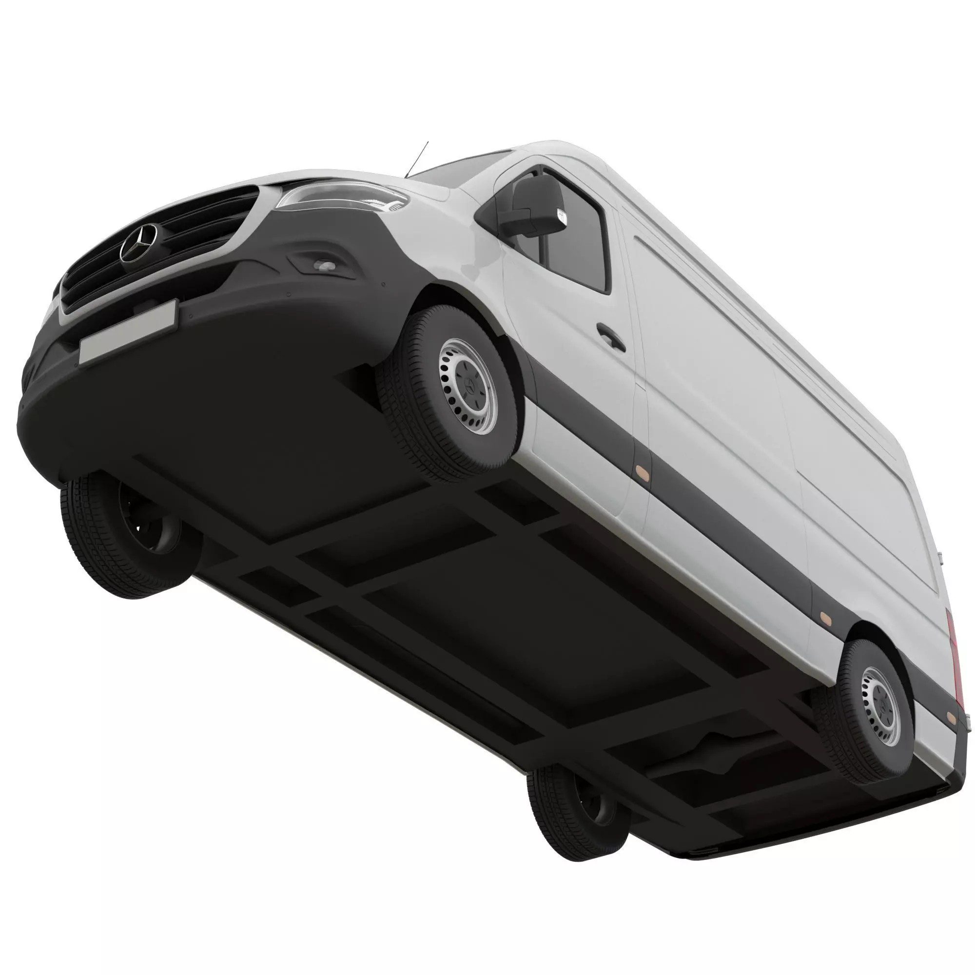 Mercedes Sprinter Detailed Interior - 3D Model - View 31