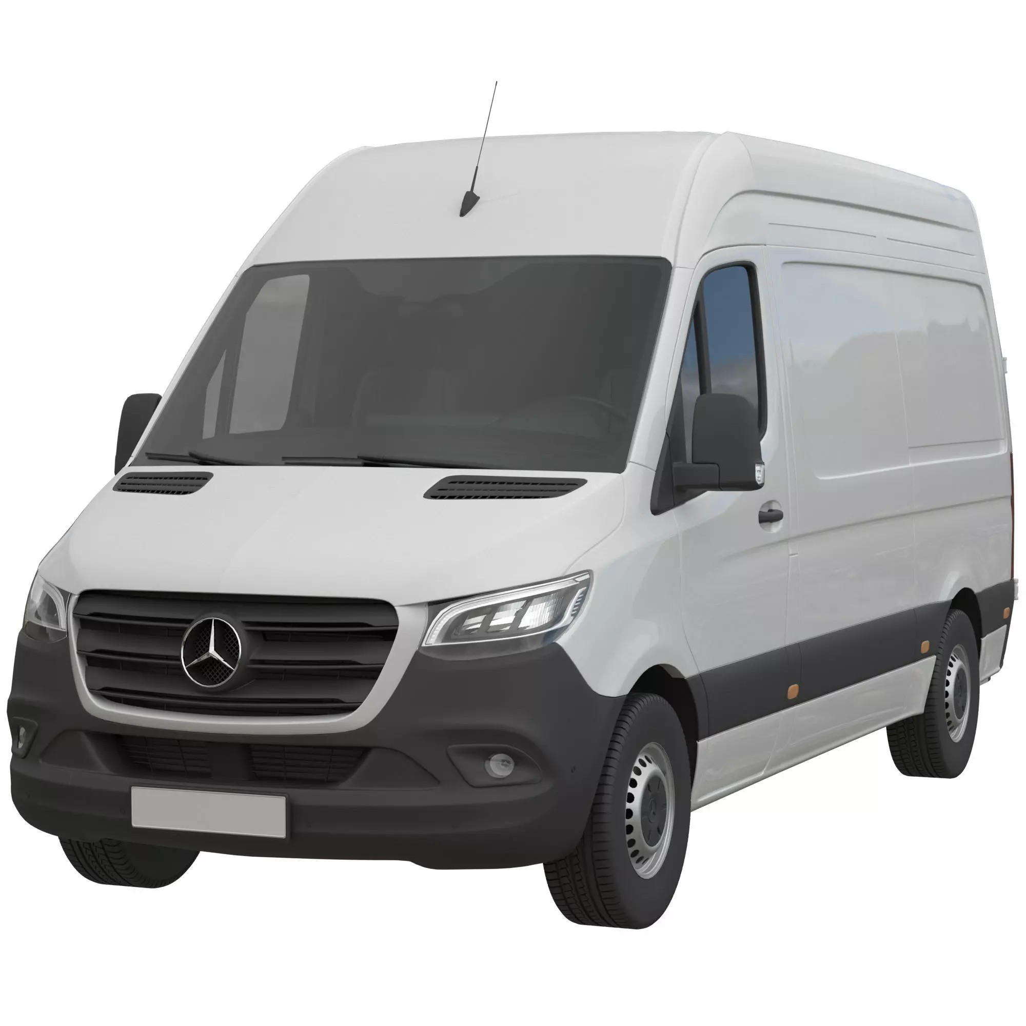 Mercedes Sprinter Detailed Interior - 3D Model - View 4