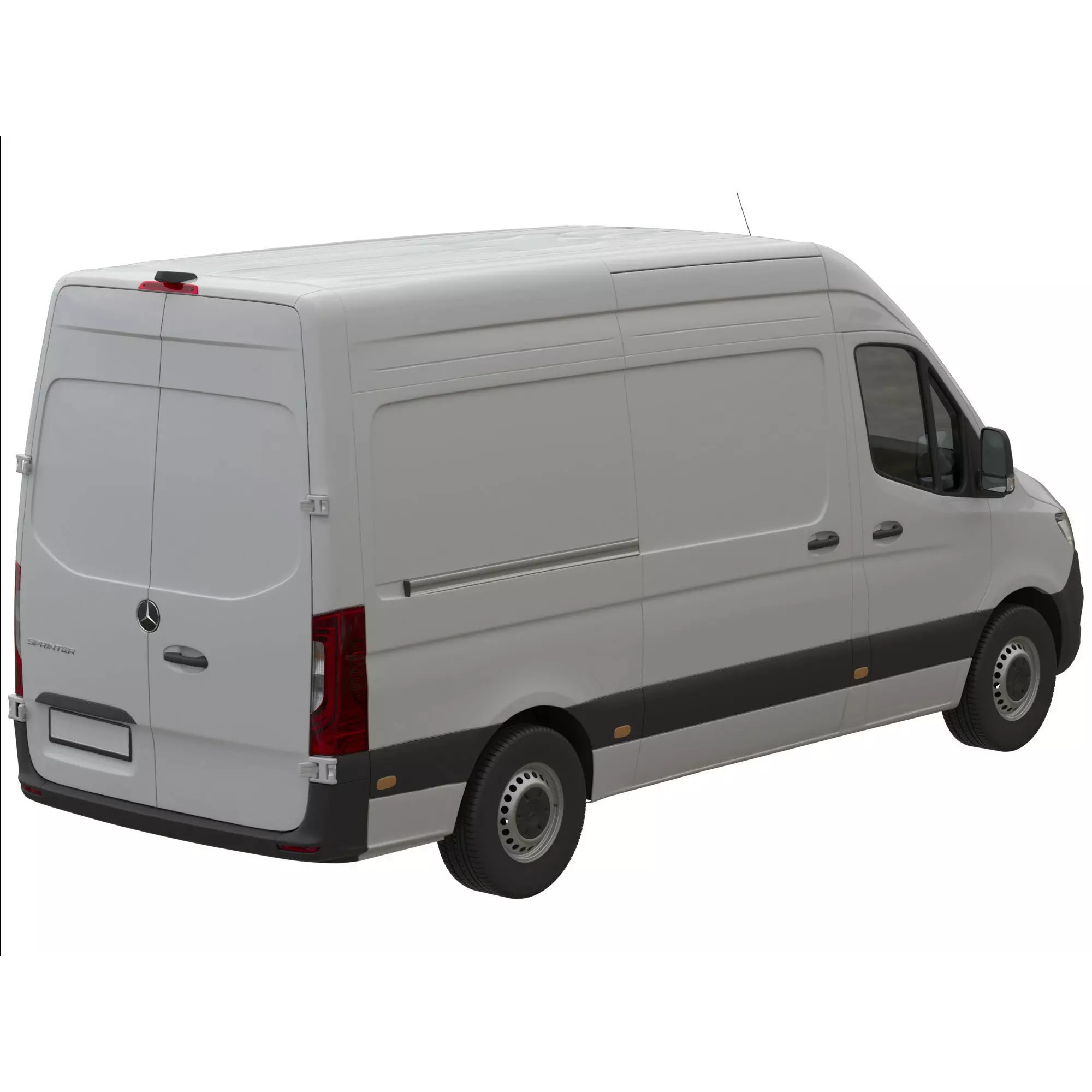 Mercedes Sprinter Detailed Interior - 3D Model - View 7