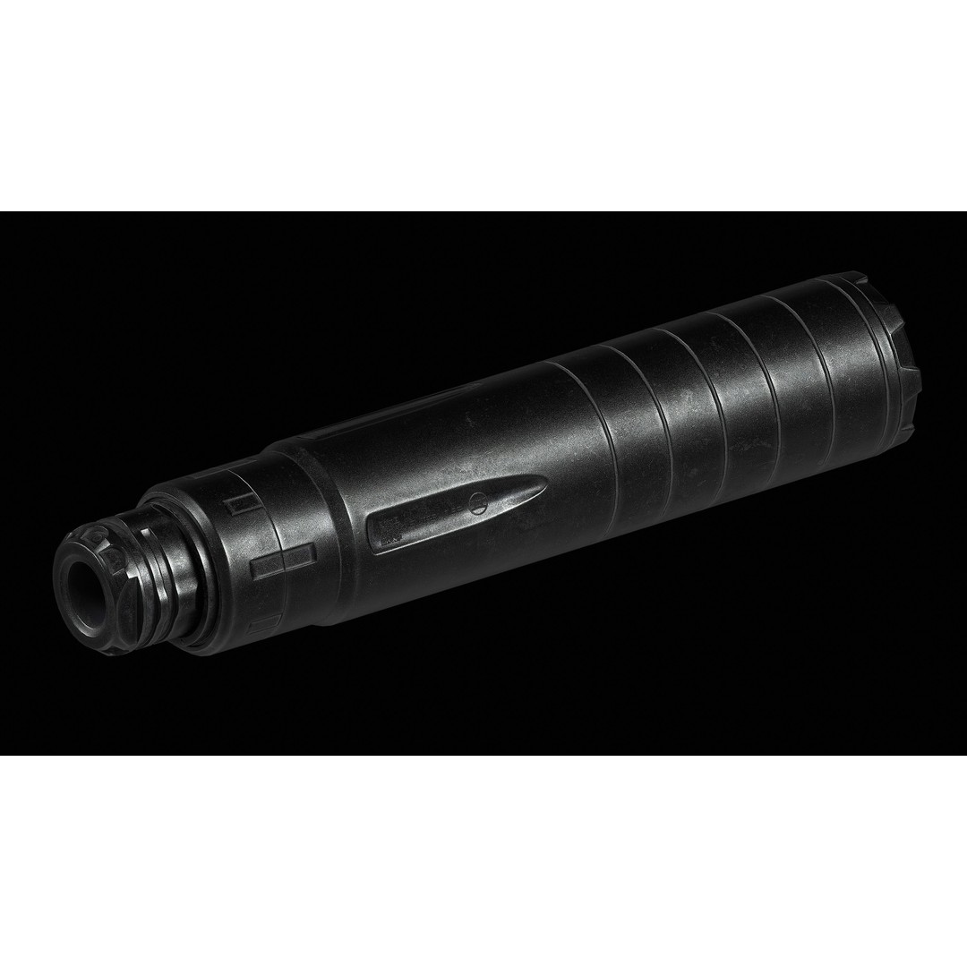 Gemtech Neutron 7.62 Cal 300 3D Model – Low Poly Game Asset, FBX, OBJ - View 7