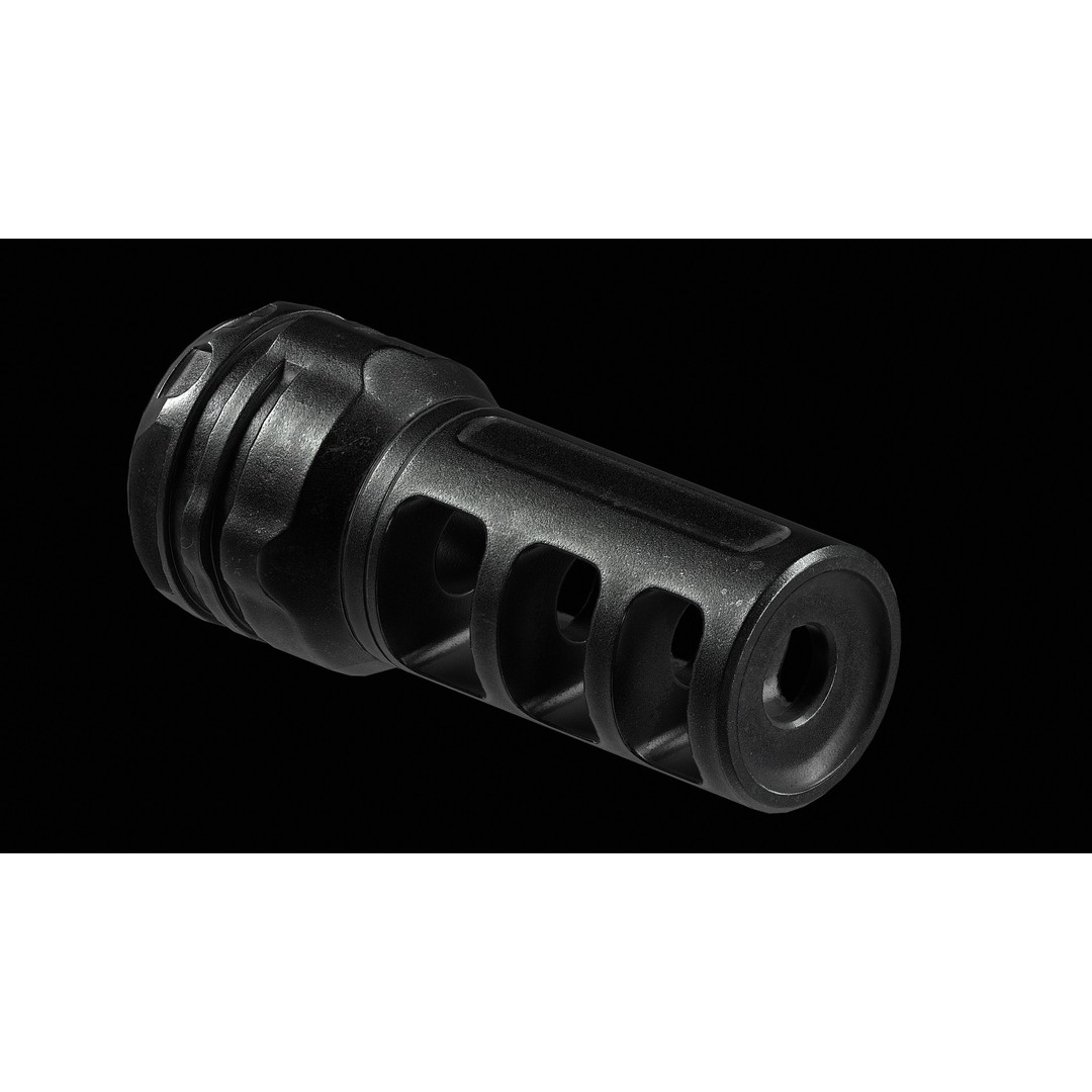 Gemtech Neutron 7.62 Cal 300 3D Model – Low Poly Game Asset, FBX, OBJ - View 8