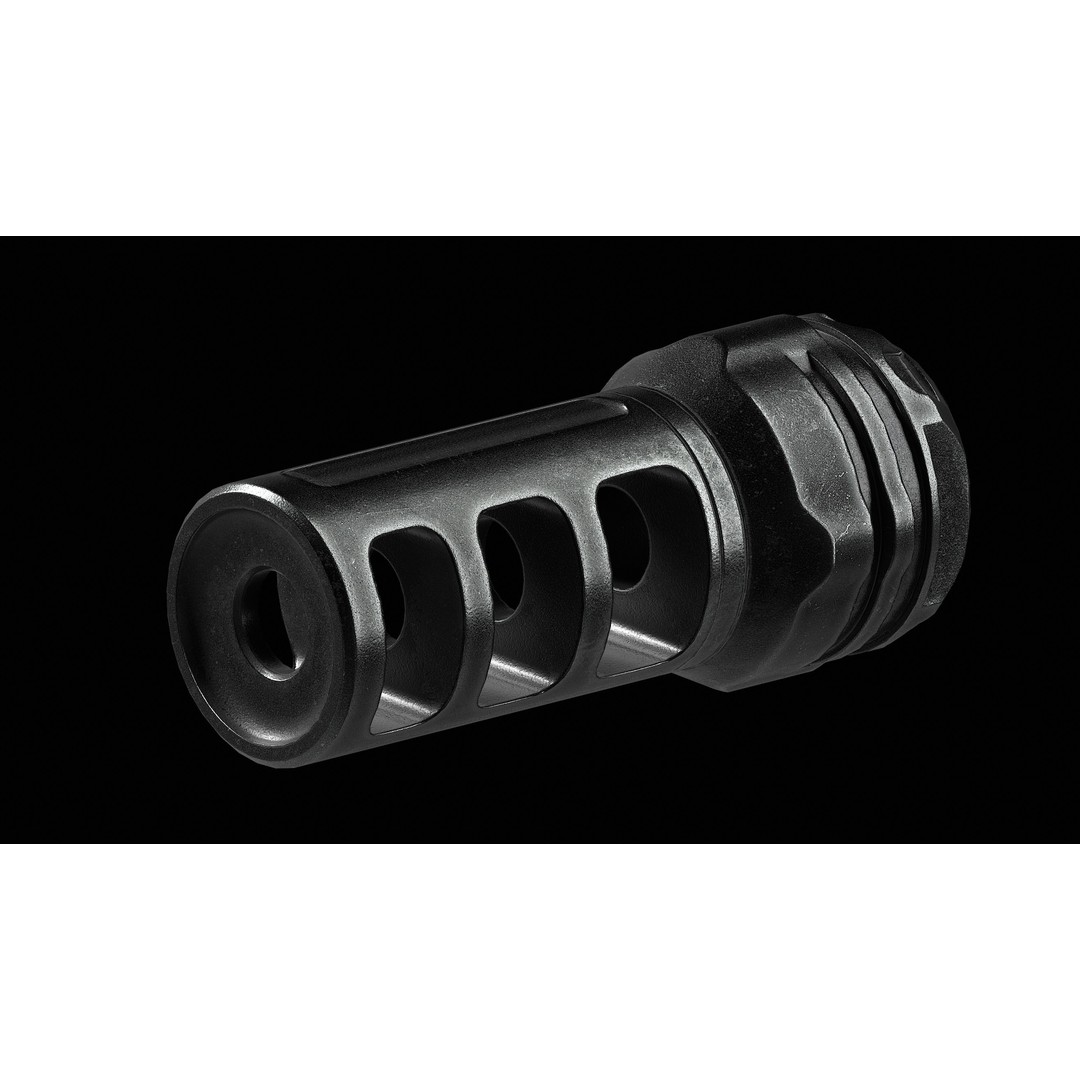 Gemtech Neutron 7.62 Cal 300 3D Model – Low Poly Game Asset, FBX, OBJ - View 9