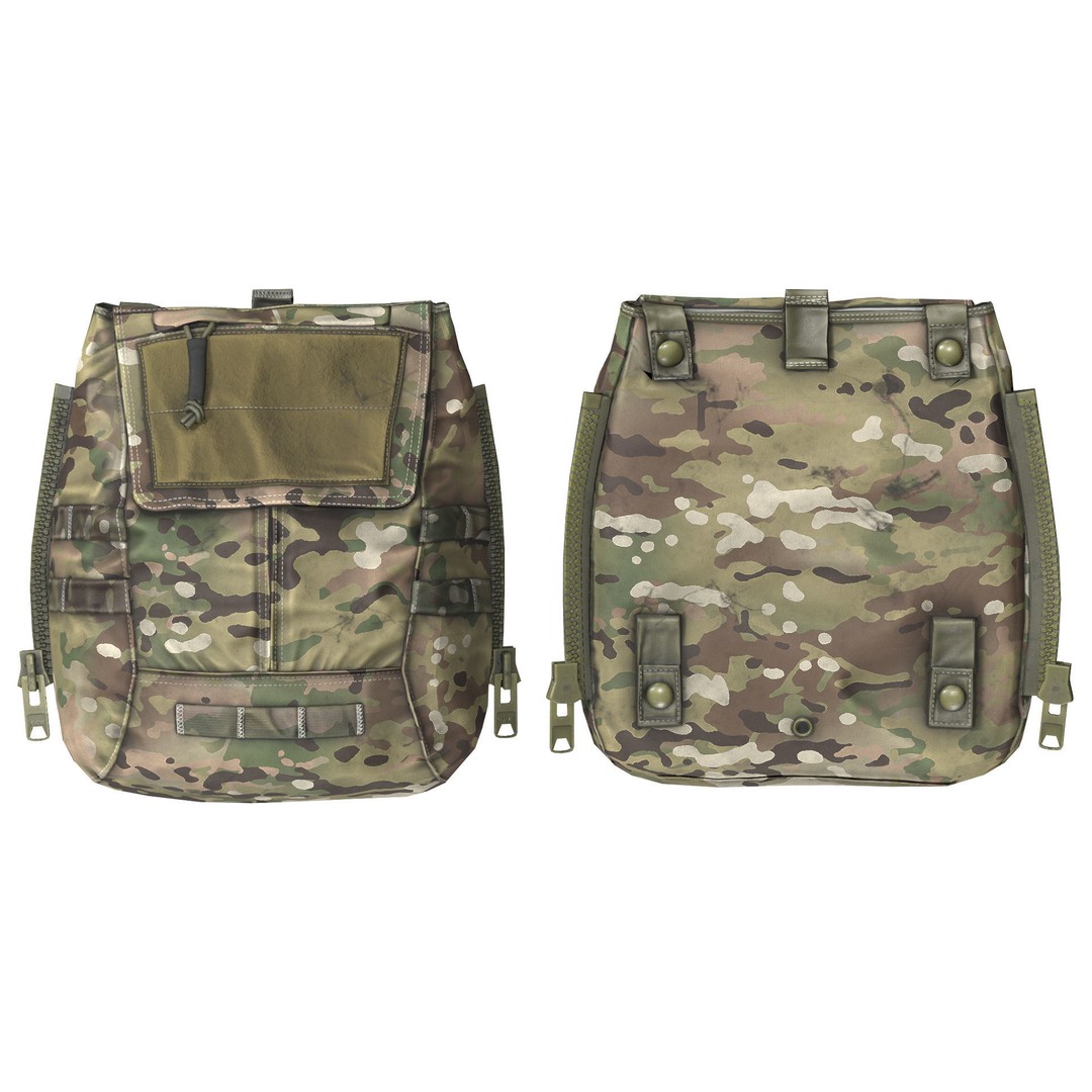 AVS ZIP-ON Backpack 3D Model – Low Poly Game-Ready Asset, FBX, OBJ - View 5