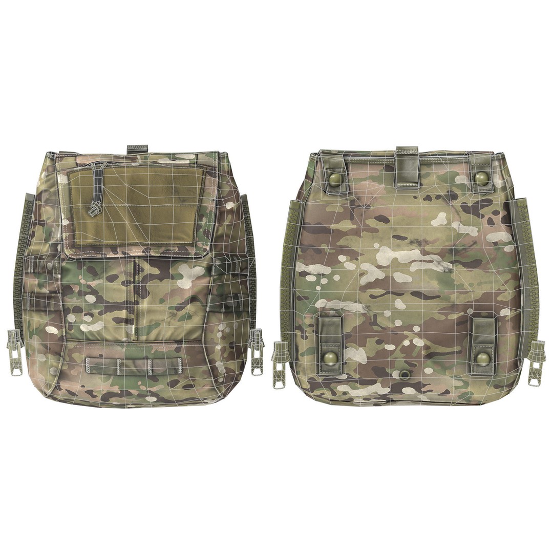 AVS ZIP-ON Backpack 3D Model – Low Poly Game-Ready Asset, FBX, OBJ - View 7