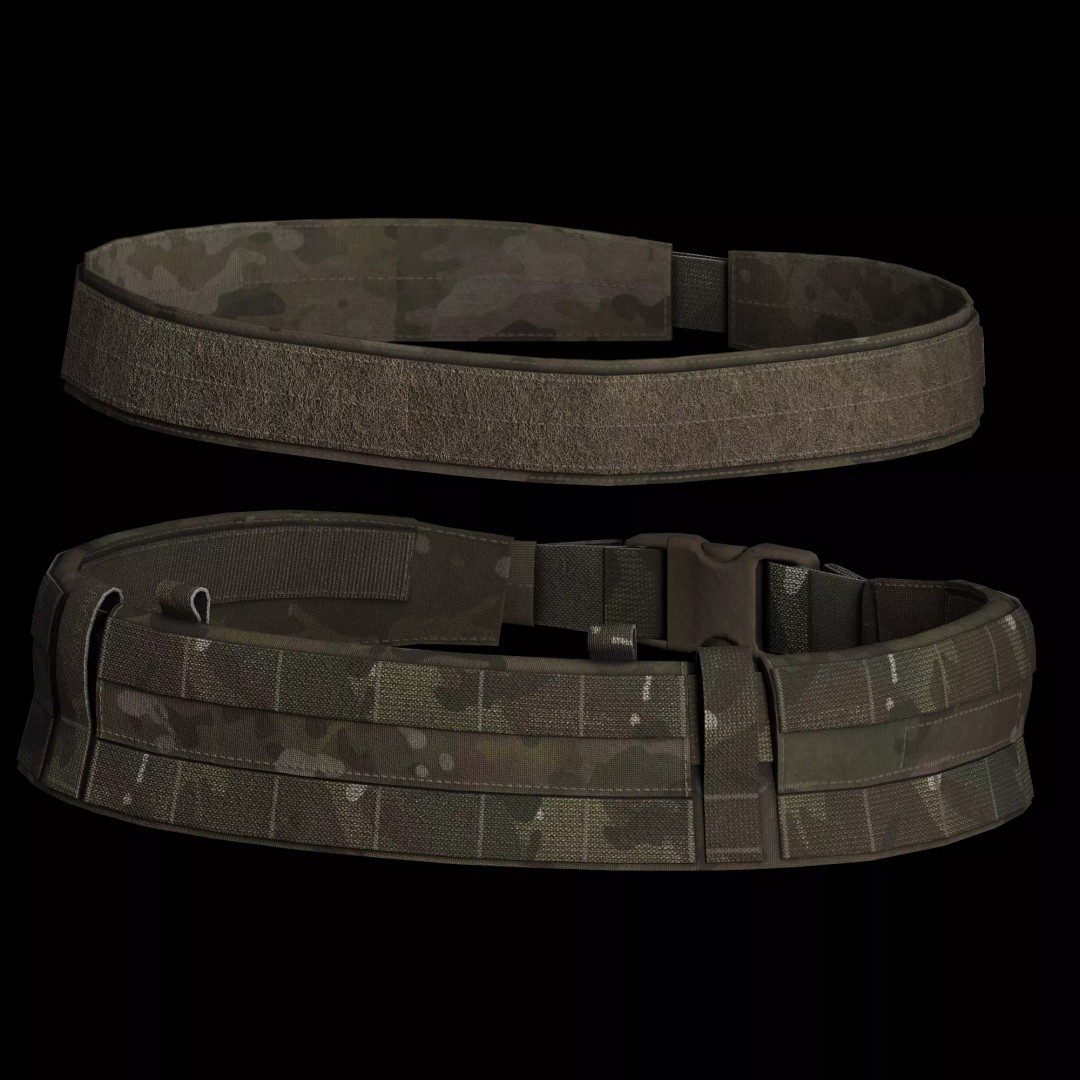 Crye Modular Rigger's Belt 3D Model – Low Poly Game Asset, FBX