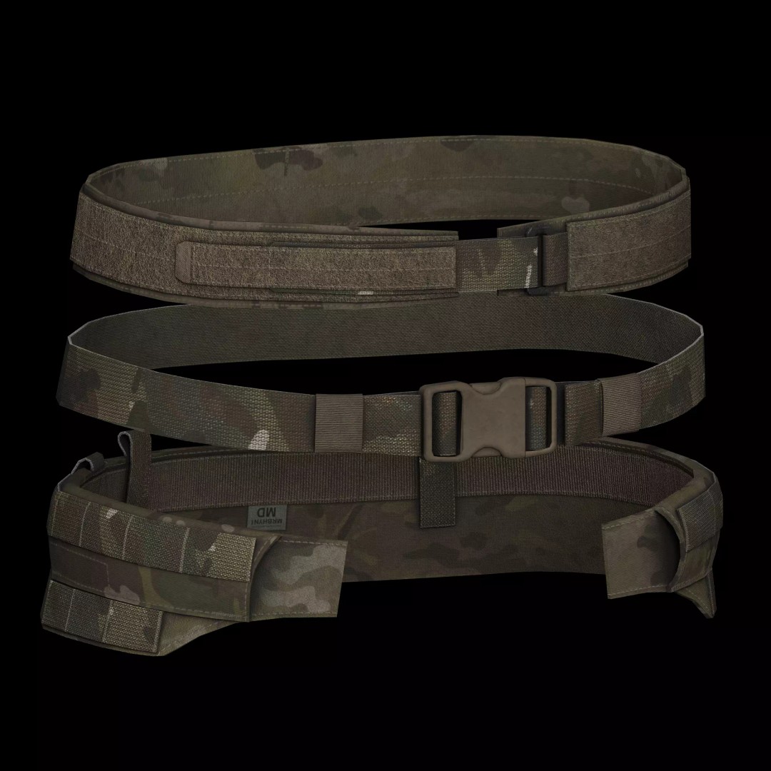 Crye Modular Rigger's Belt 3D Model – Low Poly Game Asset, FBX - View 4