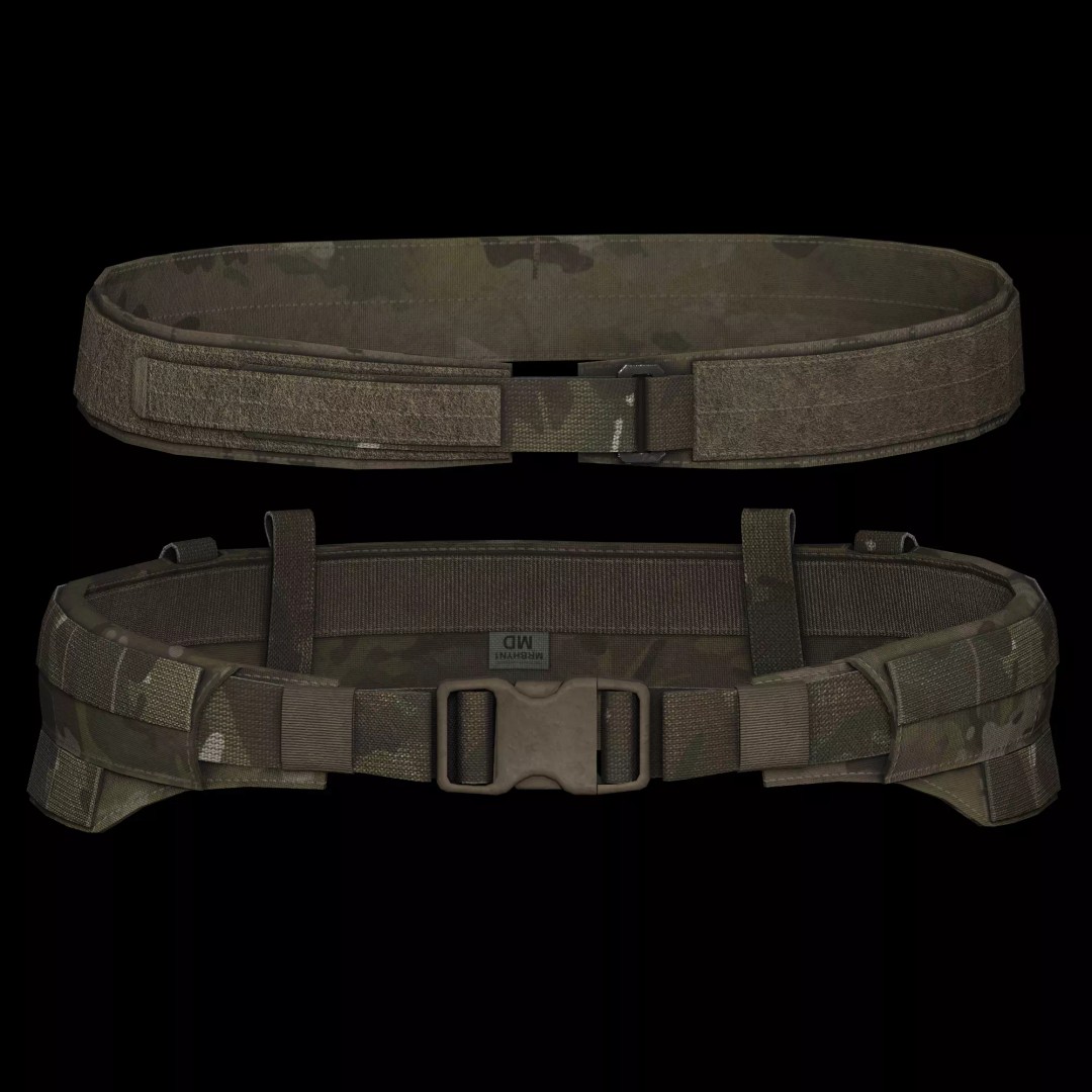 Crye Modular Rigger's Belt 3D Model – Low Poly Game Asset, FBX - View 6