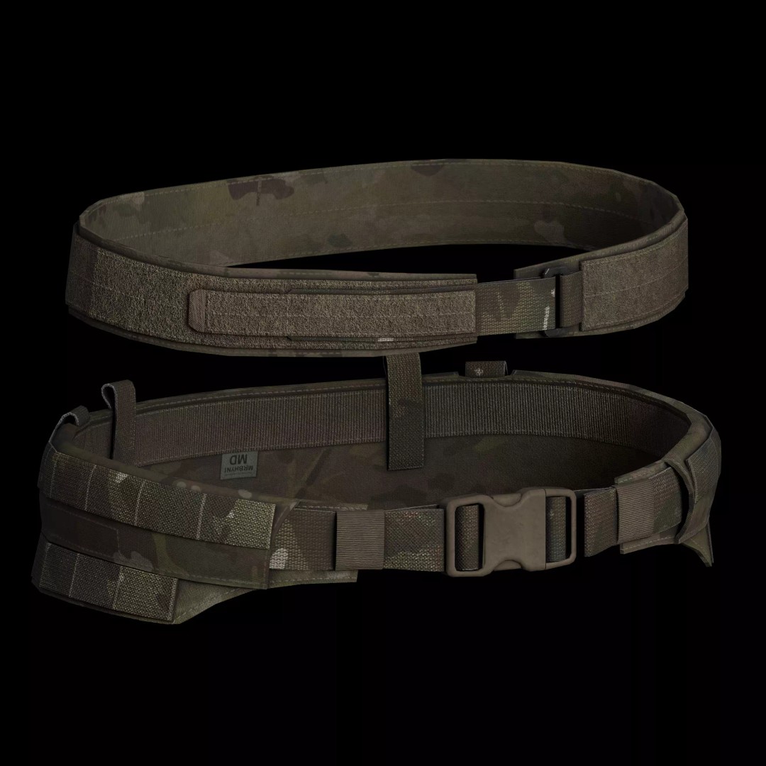 Crye Modular Rigger's Belt 3D Model – Low Poly Game Asset, FBX - View 7
