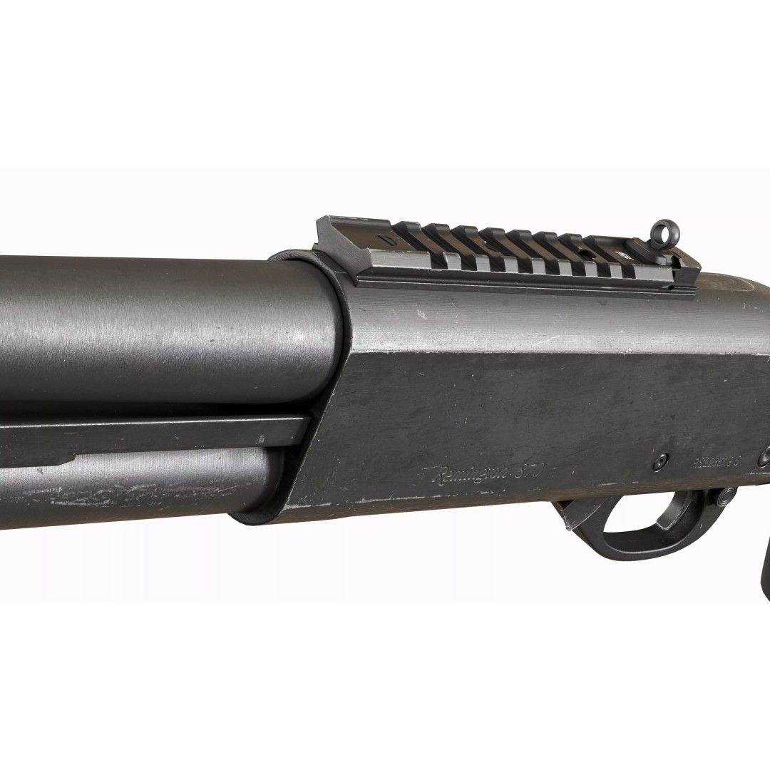 Remington 870 Shotgun 3D Model – Low Poly Game Asset, FBX, PBR - View 18