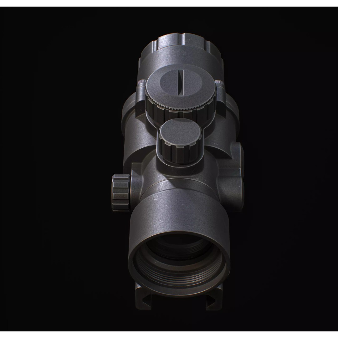 Monstrum Tactical 3D Model – Low Poly Game-Ready Weapon, FBX - View 13