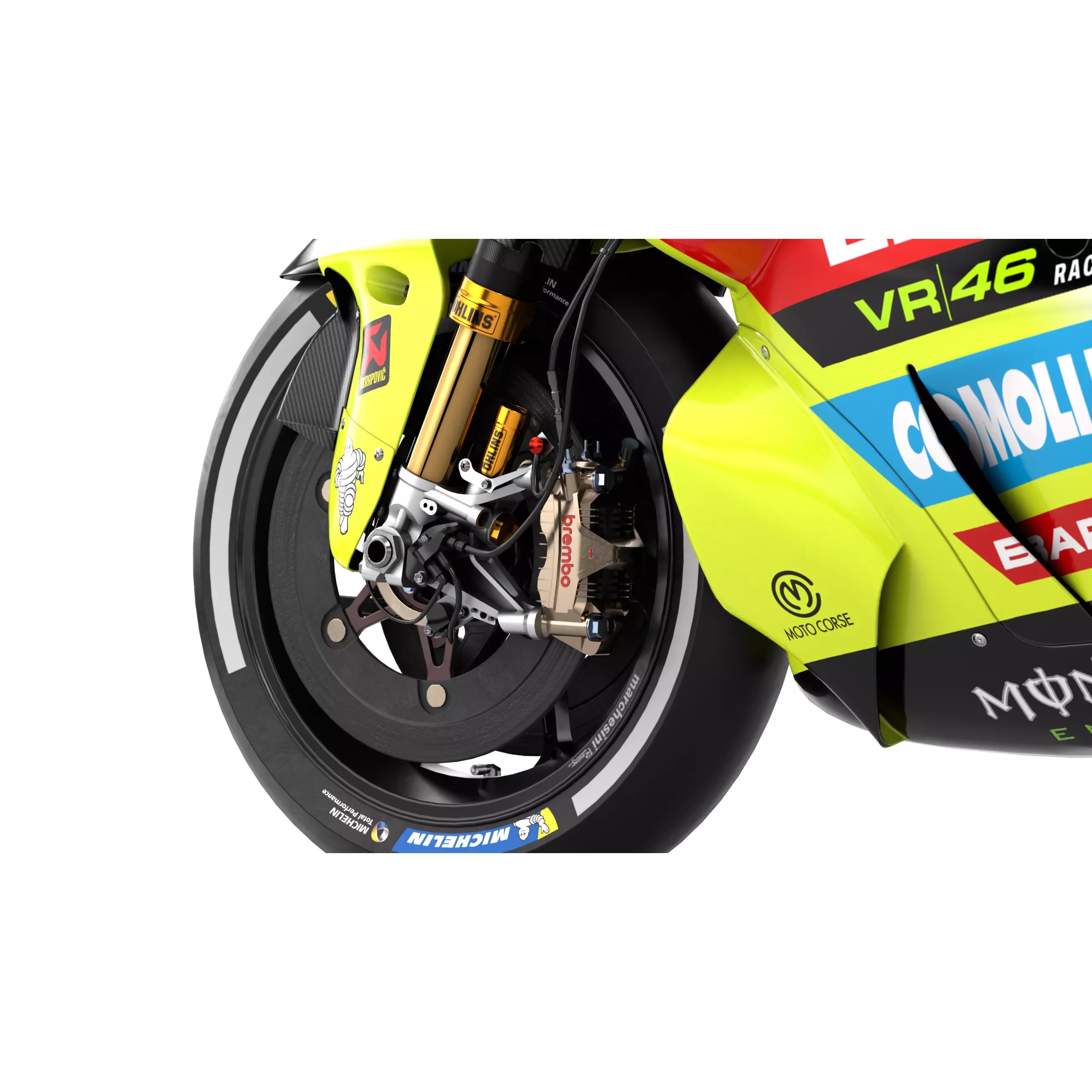 MotoGP Ducati Desmosedici GP - Game-Ready 3D Model - View 11