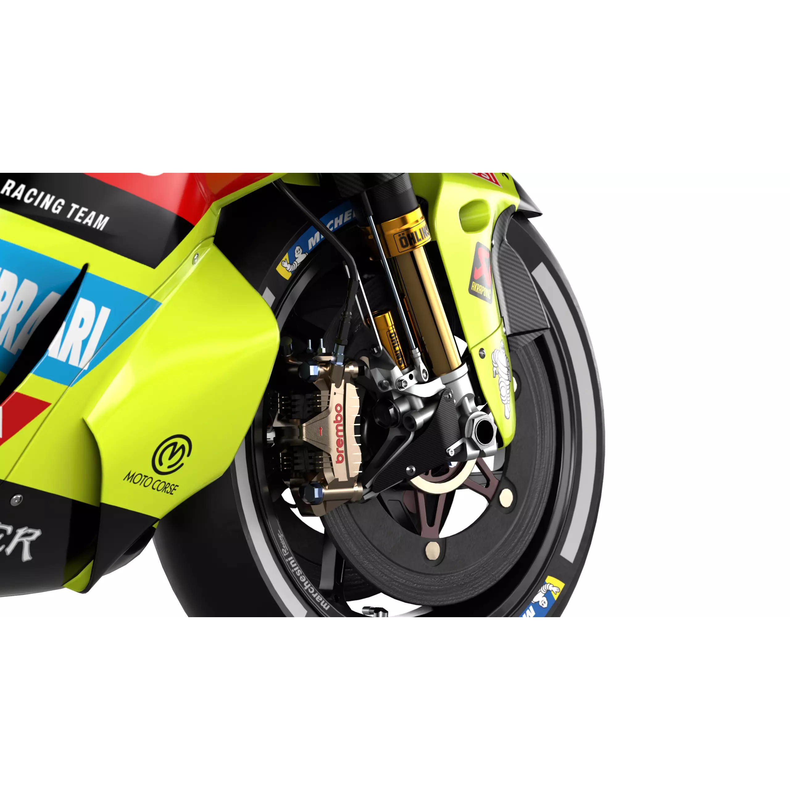 MotoGP Ducati Desmosedici GP - Game-Ready 3D Model - View 12