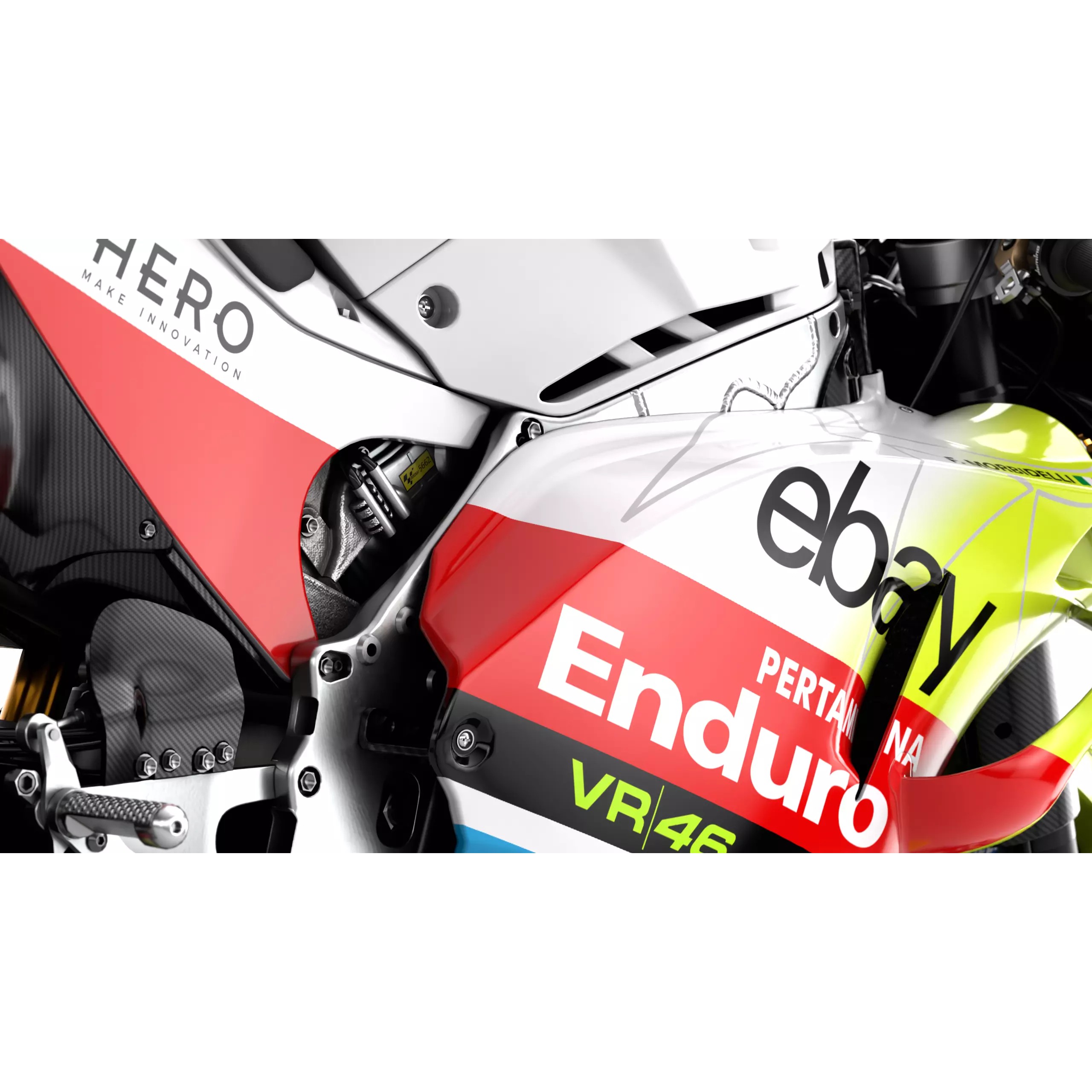 MotoGP Ducati Desmosedici GP - Game-Ready 3D Model - View 14