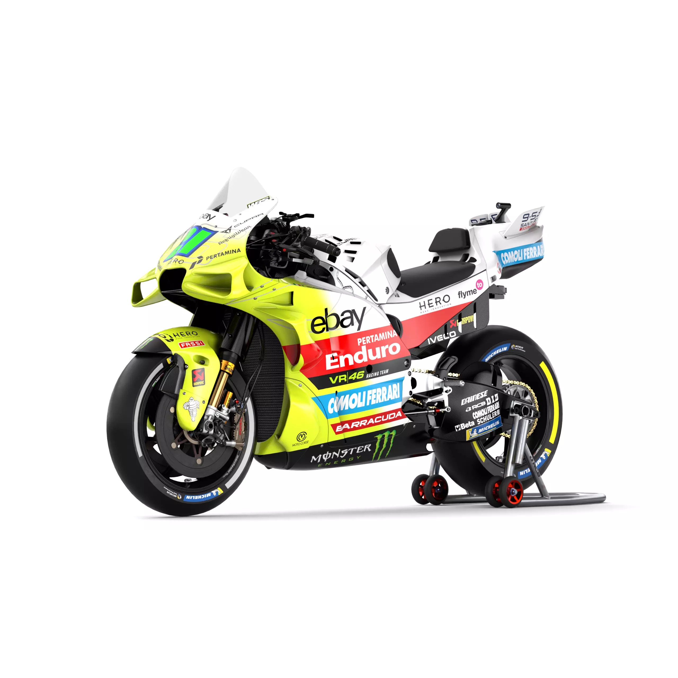 MotoGP Ducati Desmosedici GP - Game-Ready 3D Model - View 2